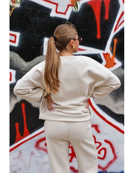 Ensemble Jogging Ecru VICTOIRE