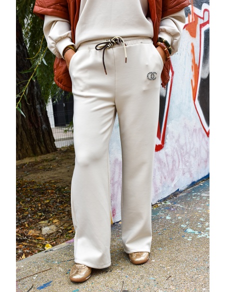 Ensemble Jogging Ecru VICTOIRE