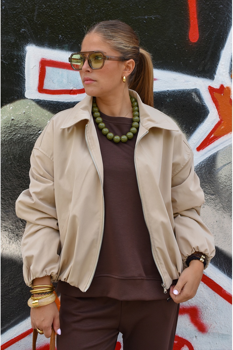 hq srl  BEIGE VESTES FEMME