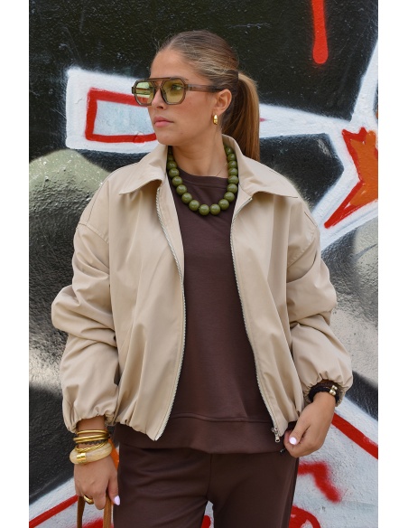hq srl  BEIGE VESTES FEMME