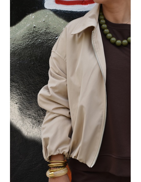 hq srl  BEIGE VESTES FEMME