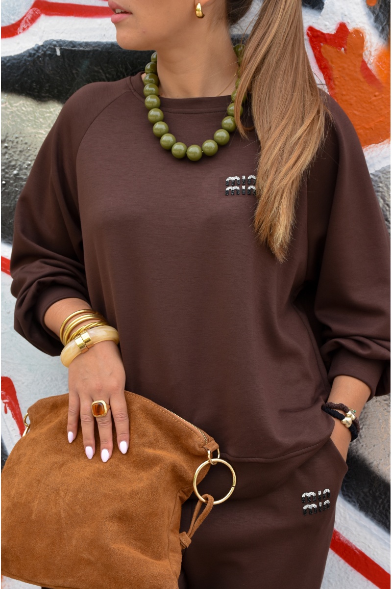 Ensemble Jogging Marron ROMY 2