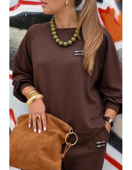 Ensemble Jogging Marron ROMY