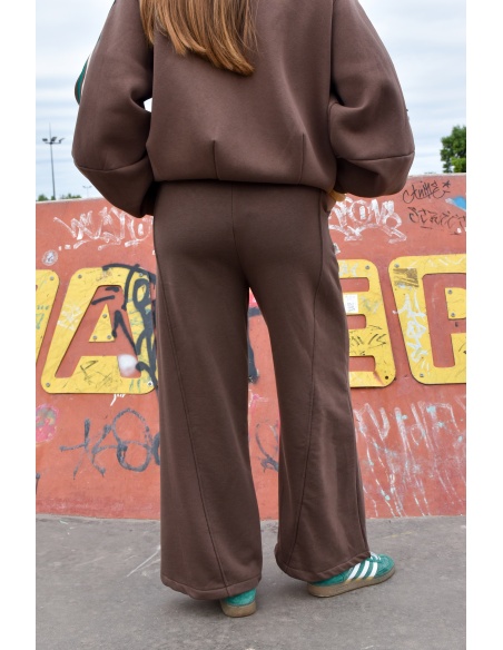Pantalon Jogging Marron LEA