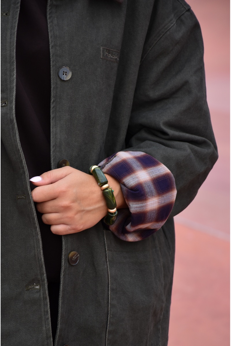 pretty baby MARBRE KAKI BRACELETS