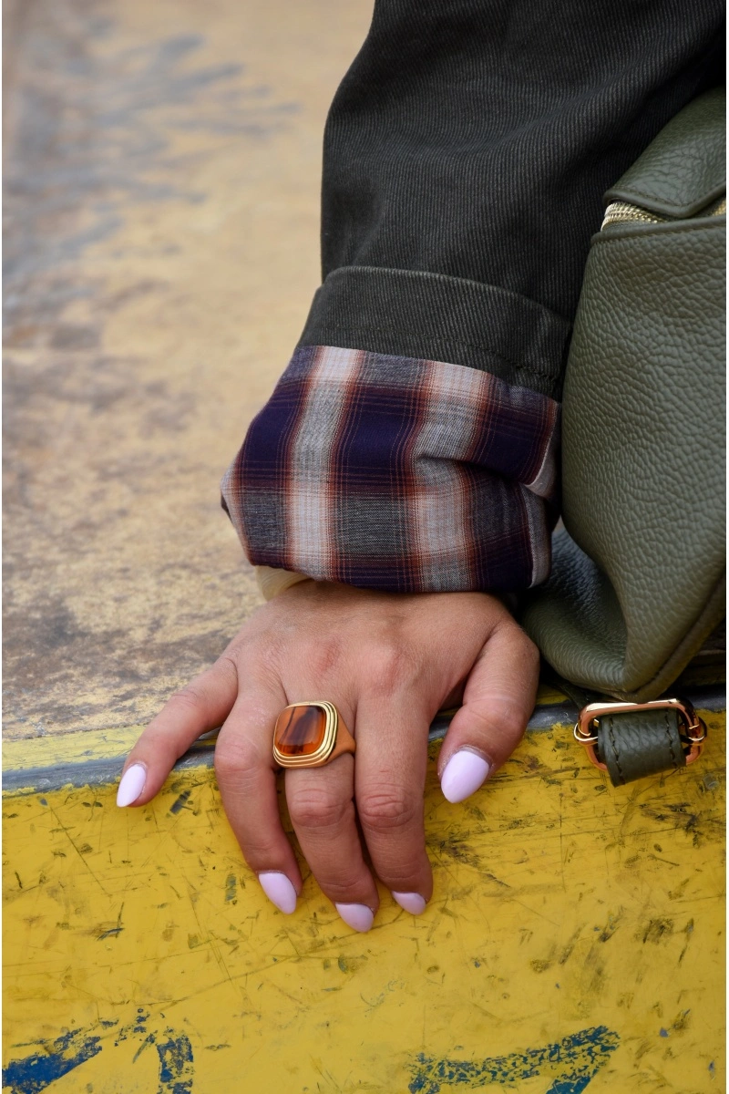 TANG TAMMY DORE CAMEL BAGUES