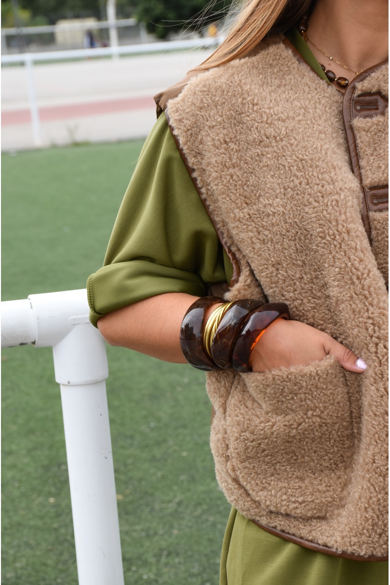 Joncs Lot Marron IRIS