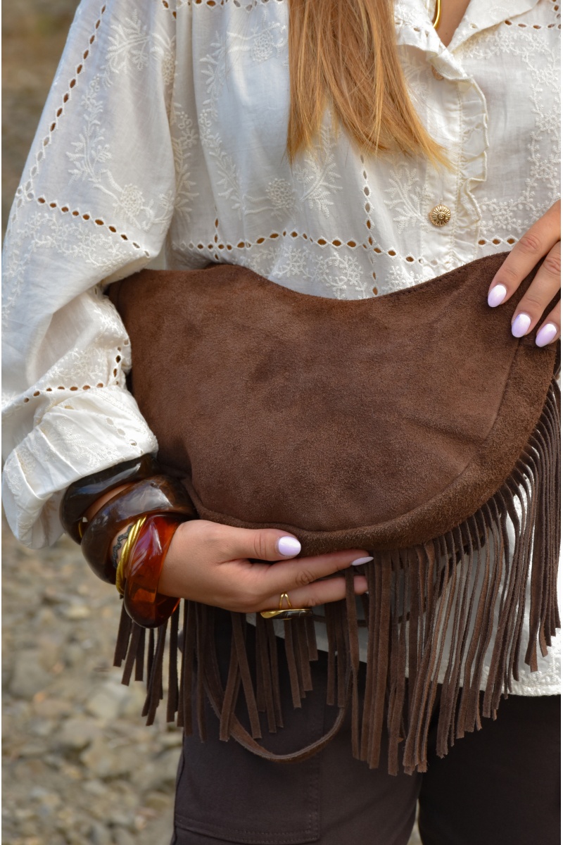 Sac Franges Marron ALICE
