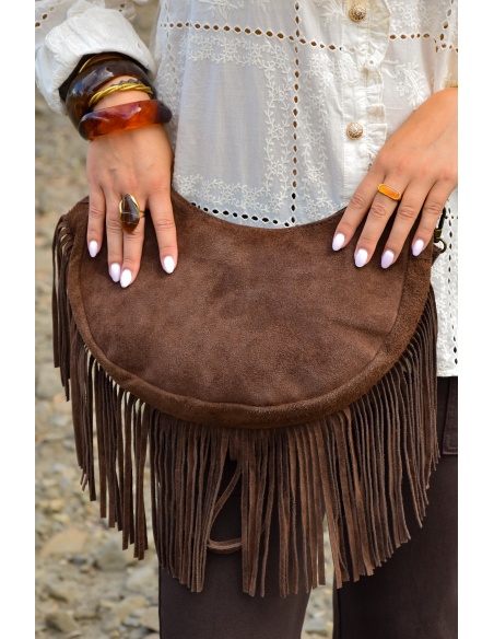 Sac Franges Marron ALICE