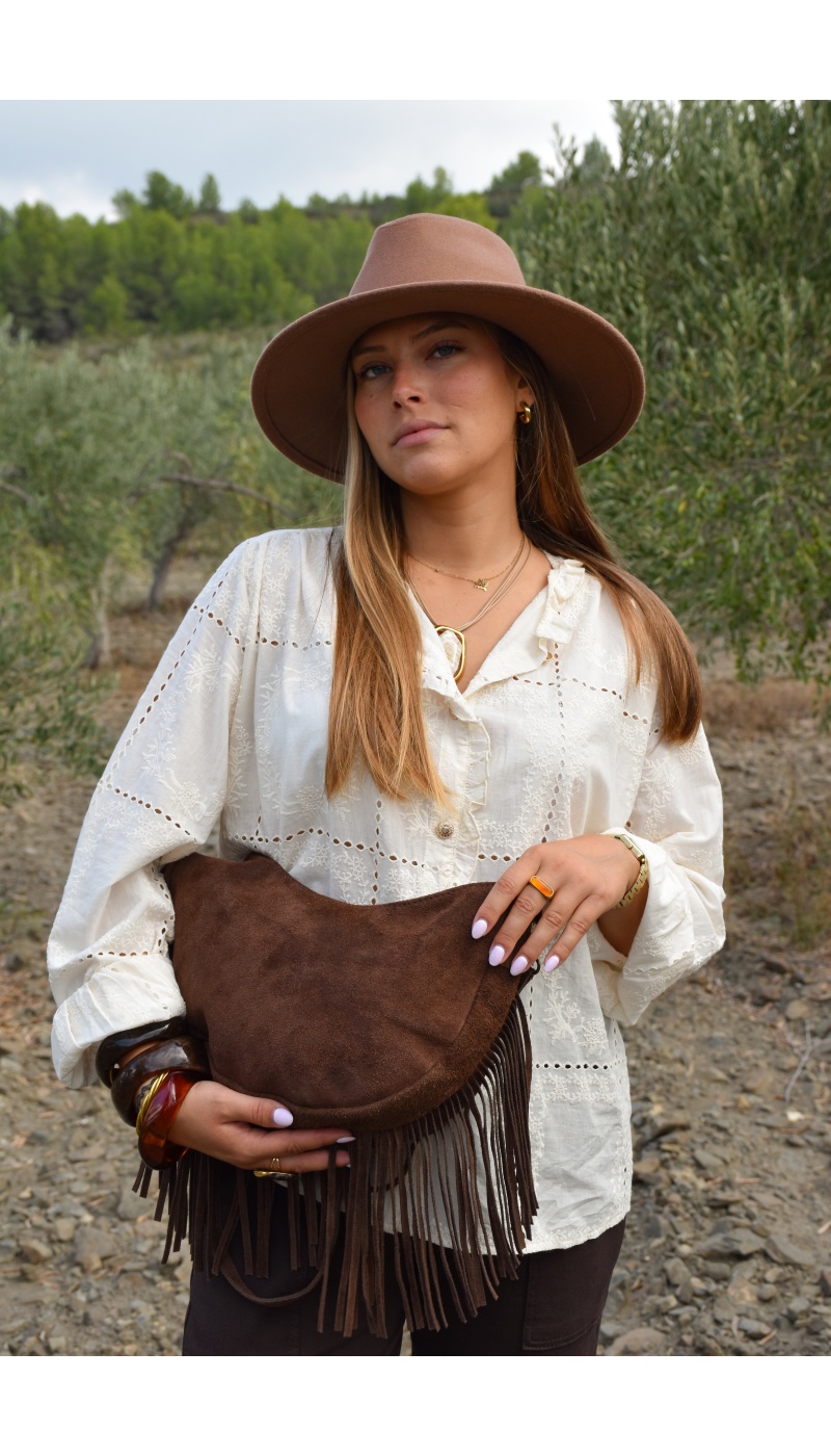 Sac Franges Marron ALICE