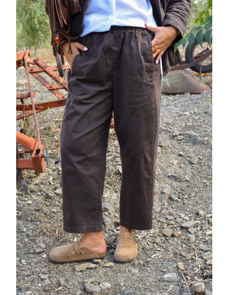 Pantalon Chocolat JUDIE
