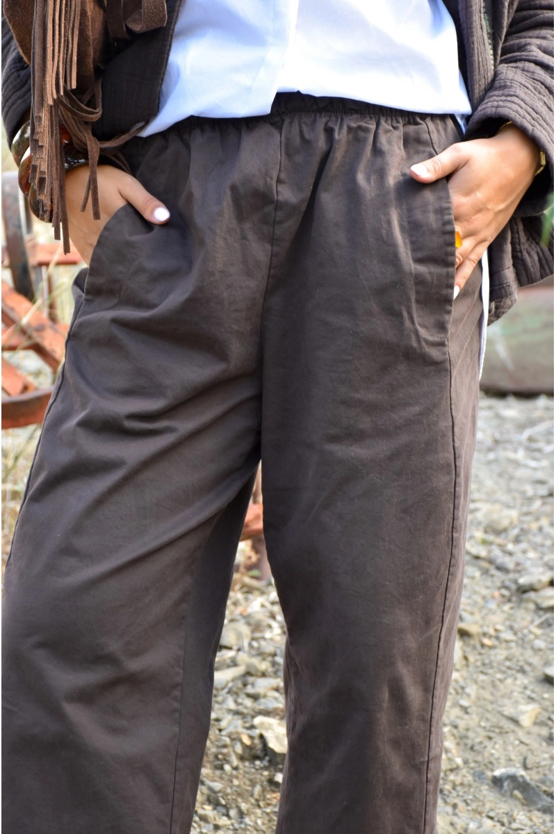 F.H 3 STYLE UNI CHOCO PANTALON FEMME 2