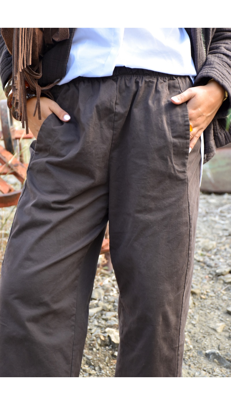 Pantalon Chocolat JUDIE