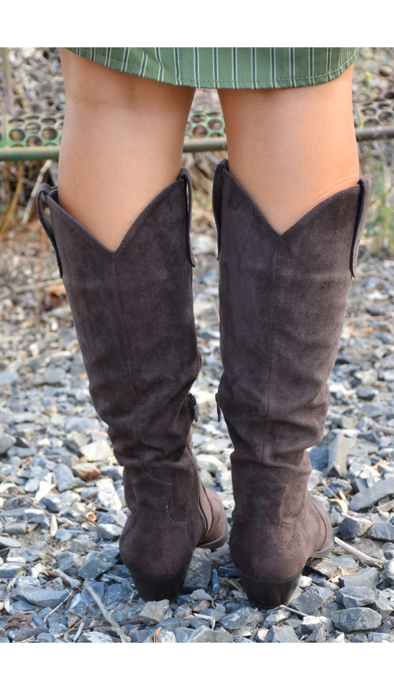 Bottes Santiags Marron LISIE