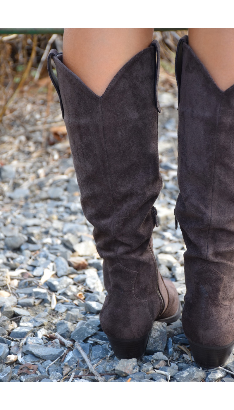 Bottes Santiags Marron LISIE