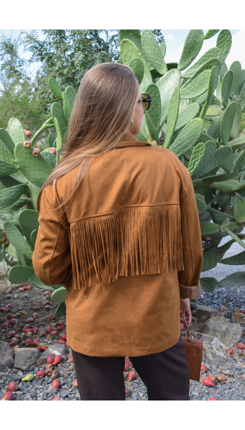 todami FRANGE CAMEL VESTES FEMME