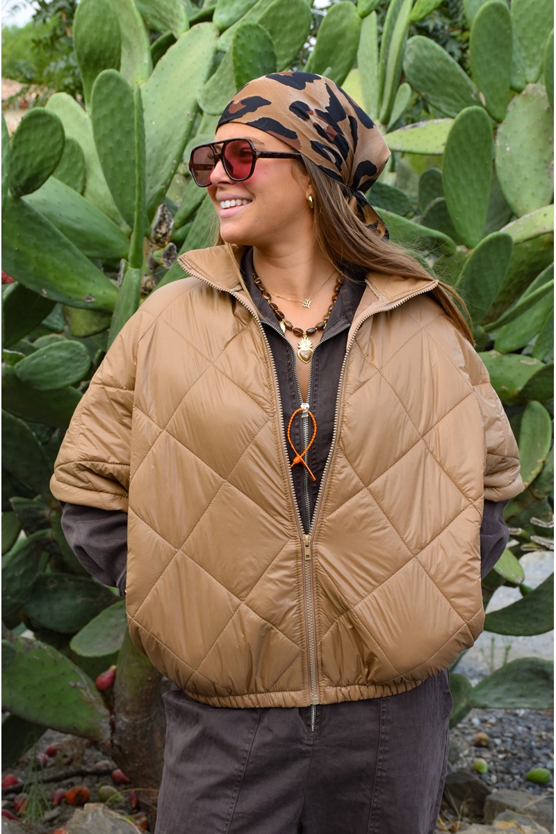 YELLOZ ROSE W MATELA CAMEL VESTES FEMME