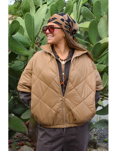YELLOZ ROSE W MATELA CAMEL VESTES FEMME