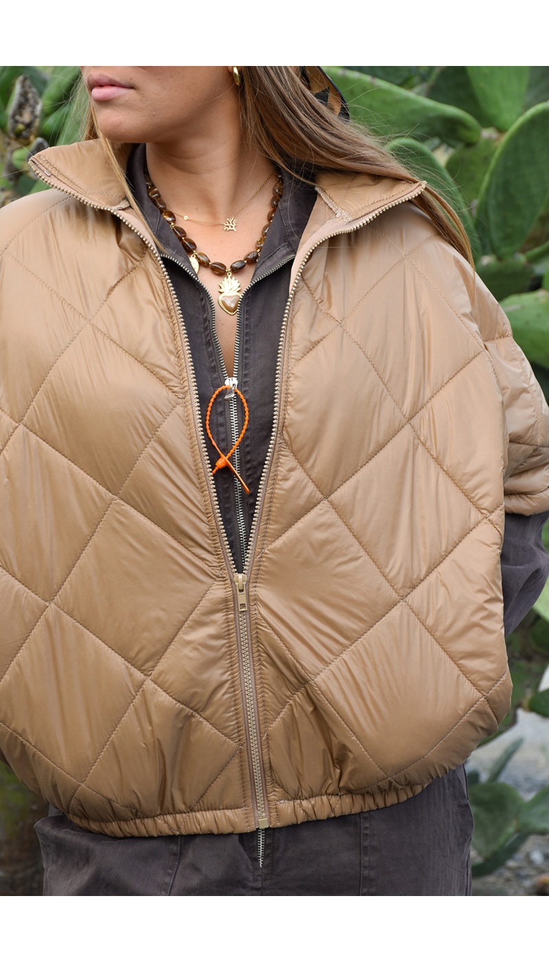 YELLOZ ROSE W MATELA CAMEL VESTES FEMME