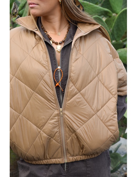 YELLOZ ROSE W MATELA CAMEL VESTES FEMME