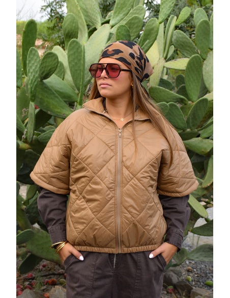 YELLOZ ROSE W MATELA CAMEL VESTES FEMME