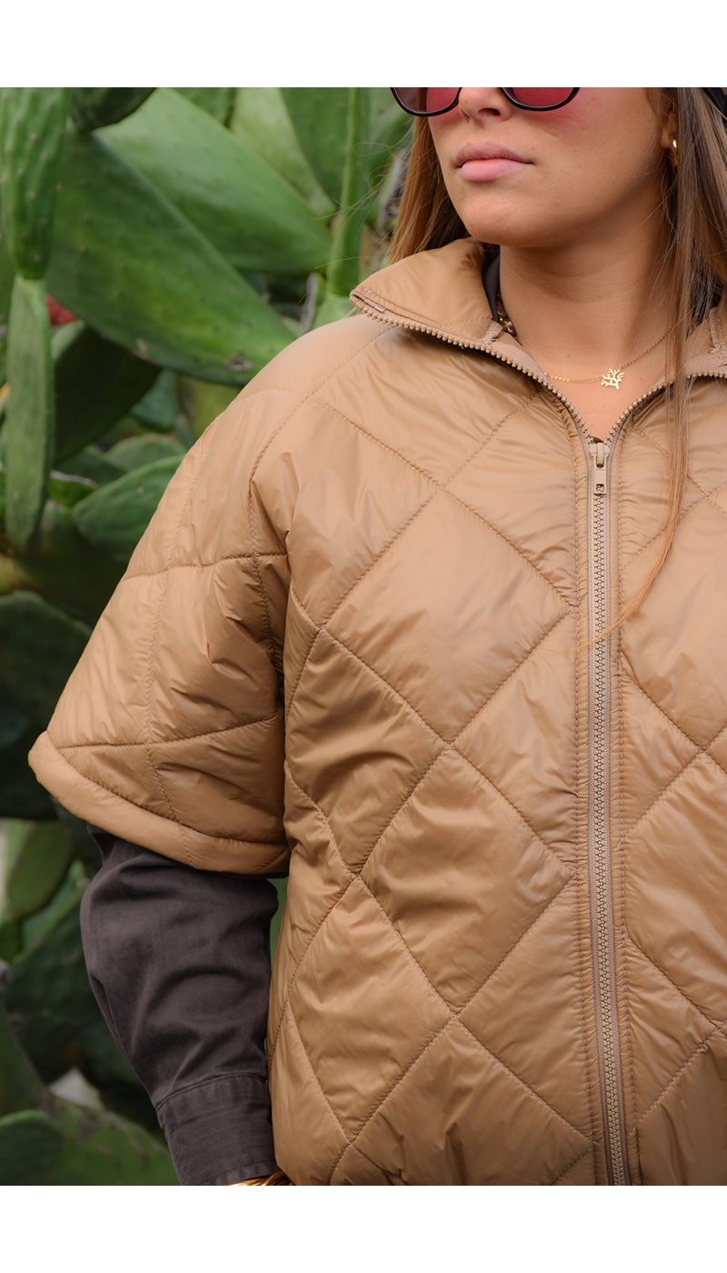 YELLOZ ROSE W MATELA CAMEL VESTES FEMME