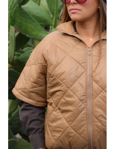 YELLOZ ROSE W MATELA CAMEL VESTES FEMME
