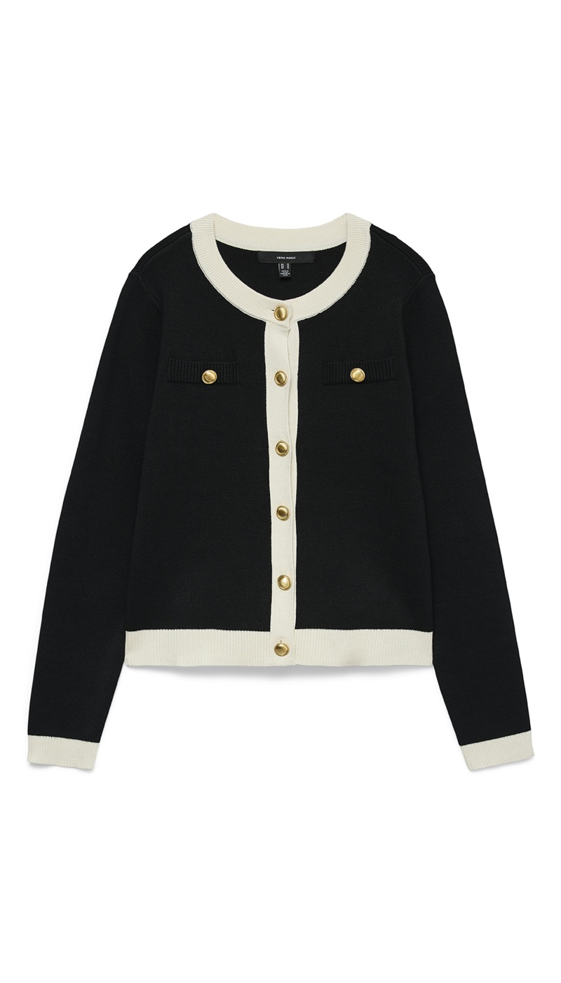 VERO MODA  BLACK CARDIGANS