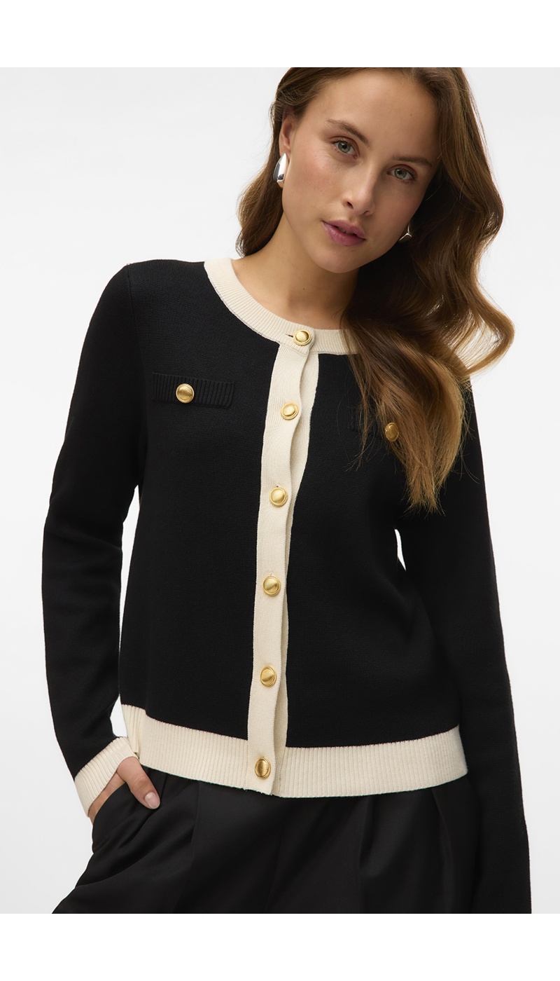 VERO MODA  BLACK CARDIGANS