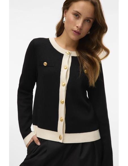 VERO MODA  BLACK CARDIGANS