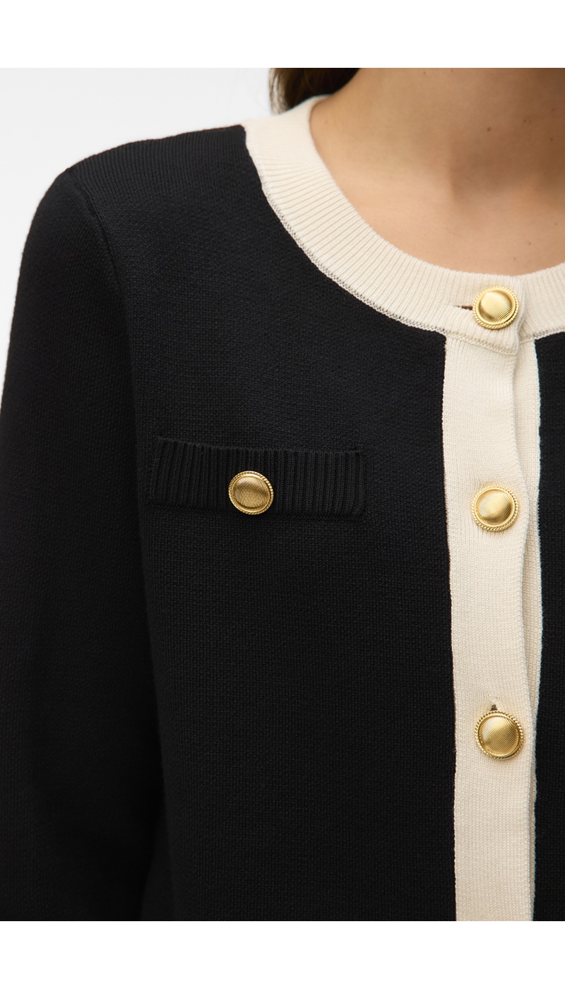 VERO MODA  BLACK CARDIGANS