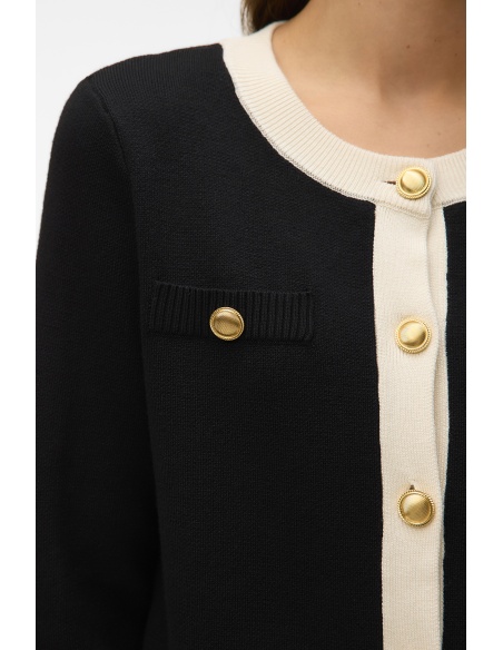 VERO MODA  BLACK CARDIGANS