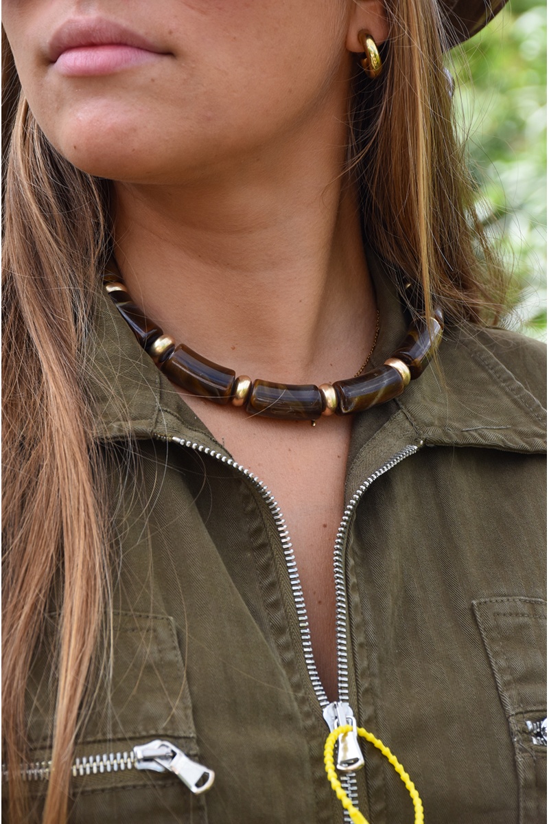 pretty baby MARBRE MARRON COLLIERS