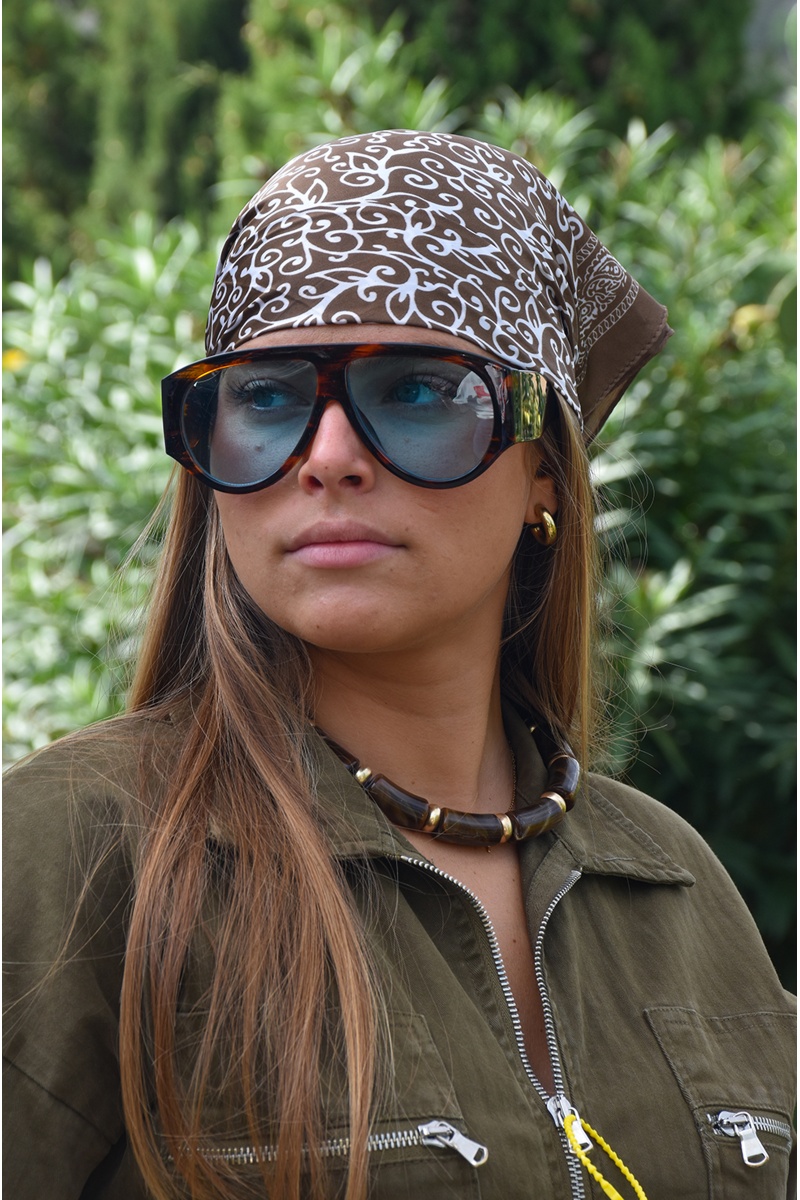 Collier Marbré Marron SOPHIE 2