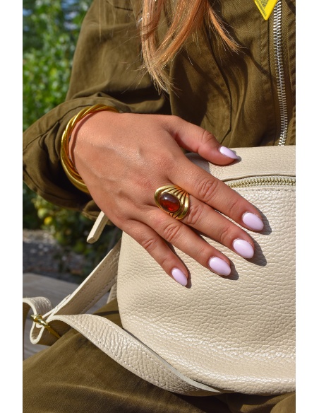 TANG TAMMY DORE MARRON BAGUES