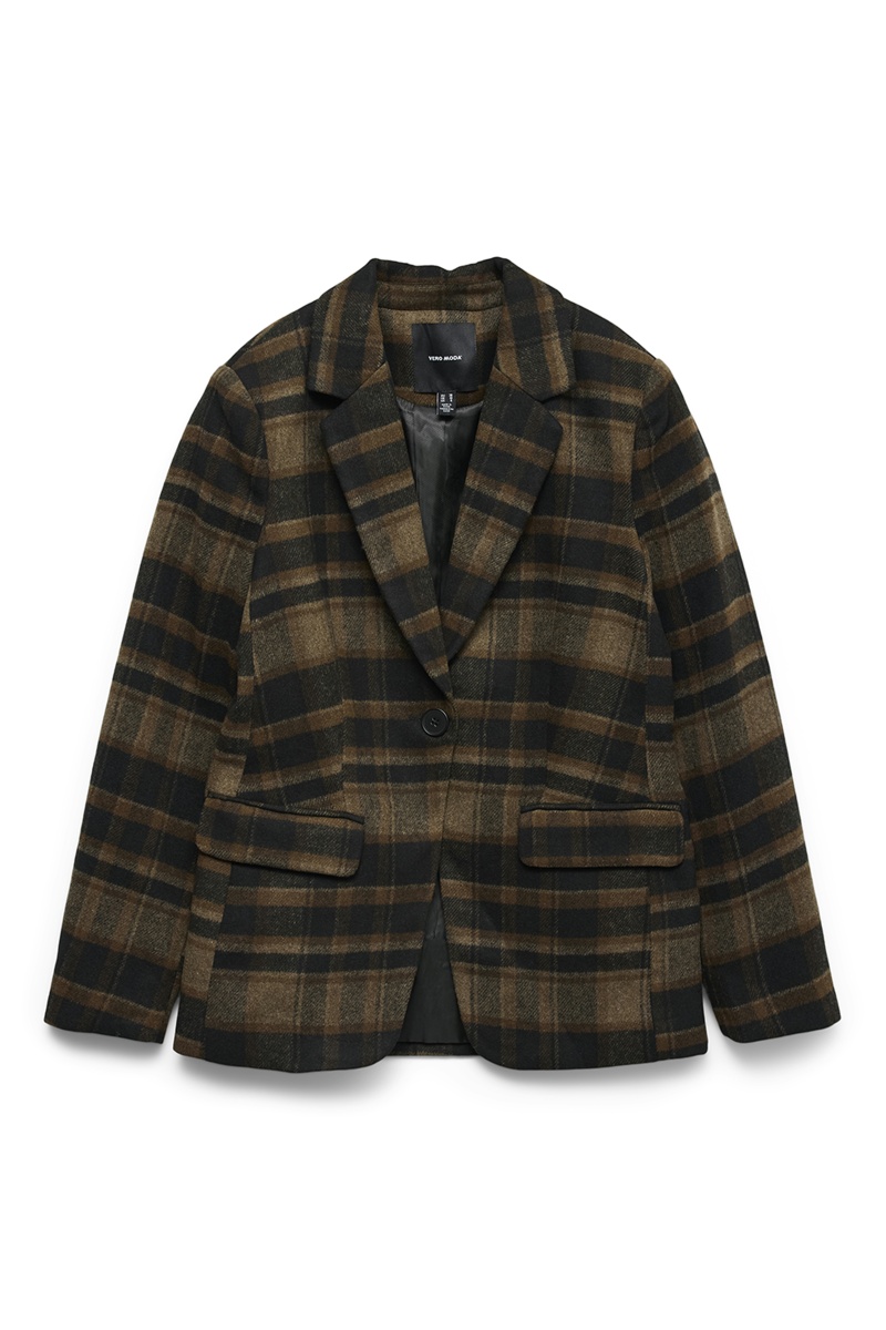 Blazer Carreaux Chocolat VMSIMMA