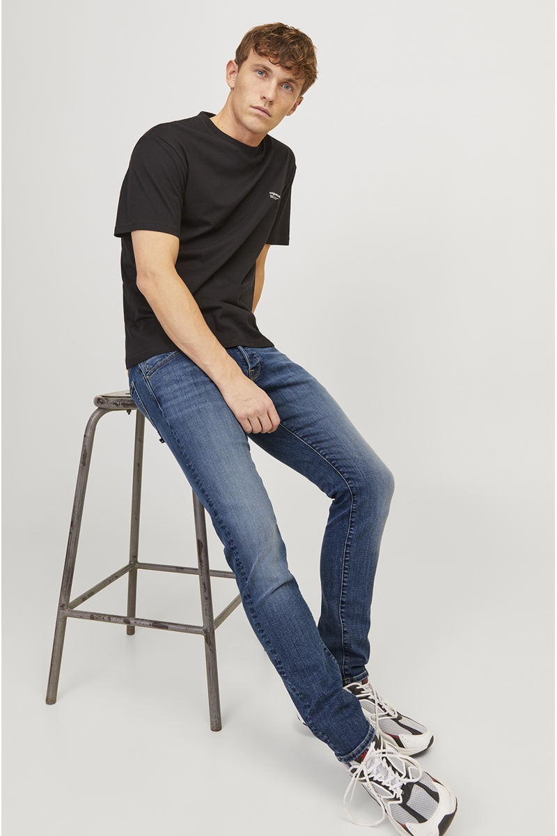 Jean Slim Denim JJIGLENN Longueur 34 2