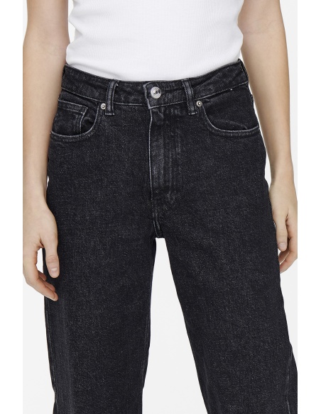 Jean Wide Leg Noir Longueur 32