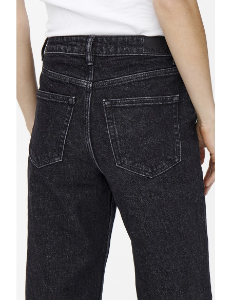 Jean Wide Leg Noir Longueur 32