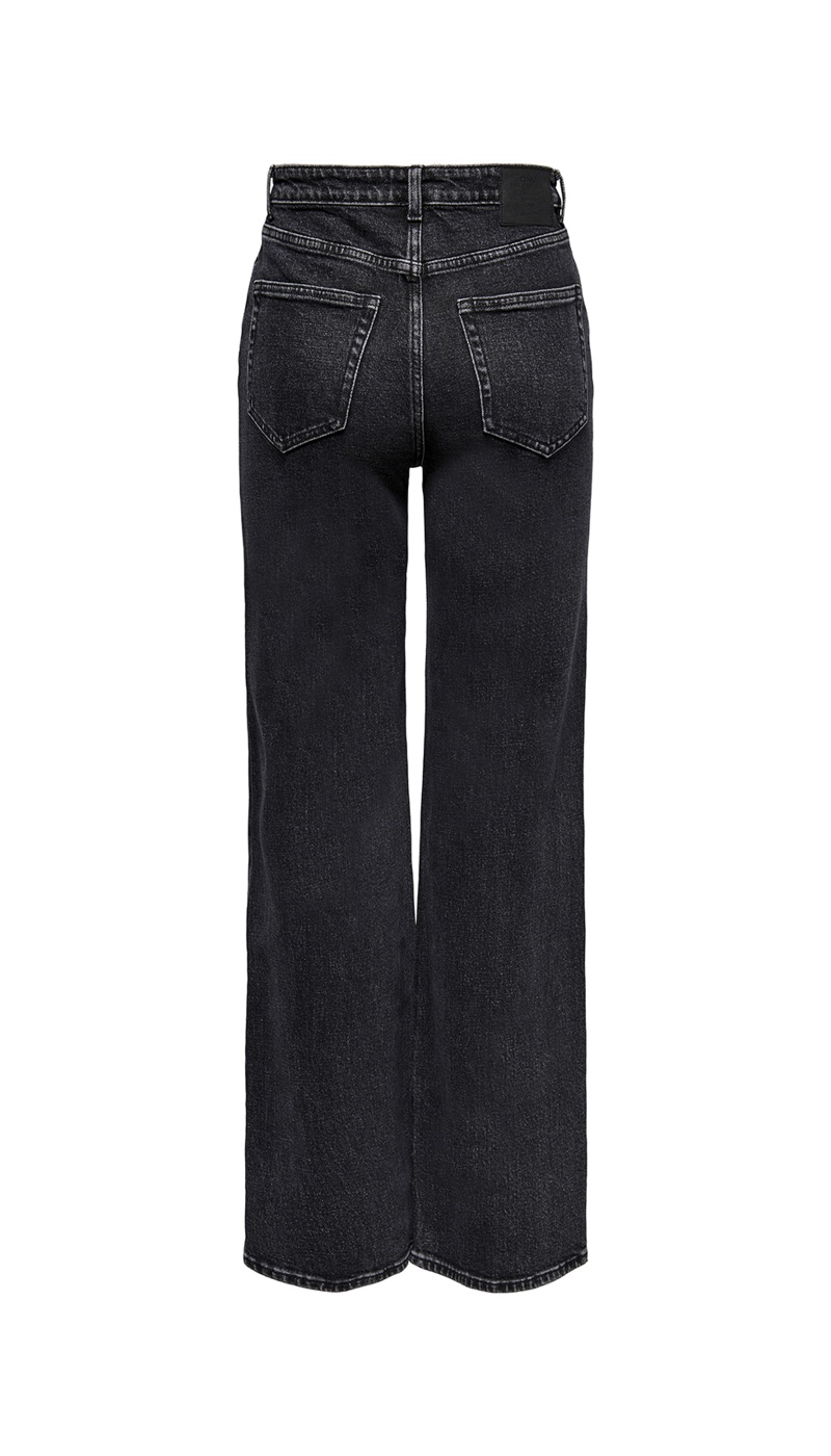 Jean Wide Leg Noir Longueur 32