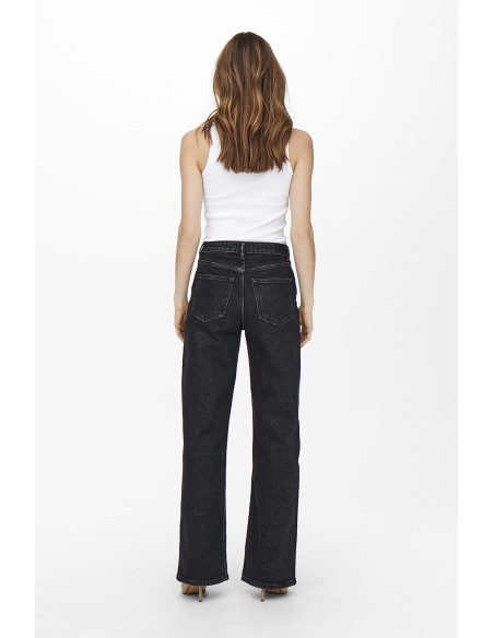 Jean Wide Leg Noir Longueur 32