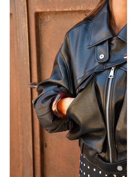 lumine paris SIMILI NOIR VESTES FEMME