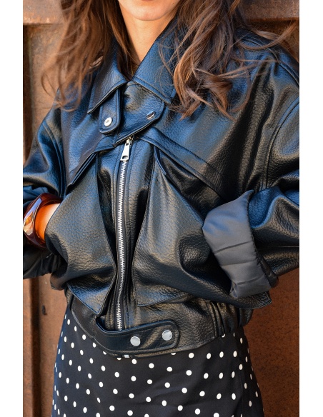 lumine paris SIMILI NOIR VESTES FEMME