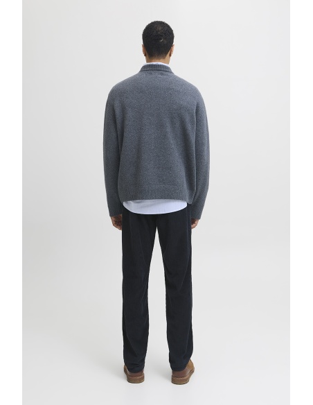 Navy Ribbed Pants JPSTKANE Jack&Jones - 3 | MEN