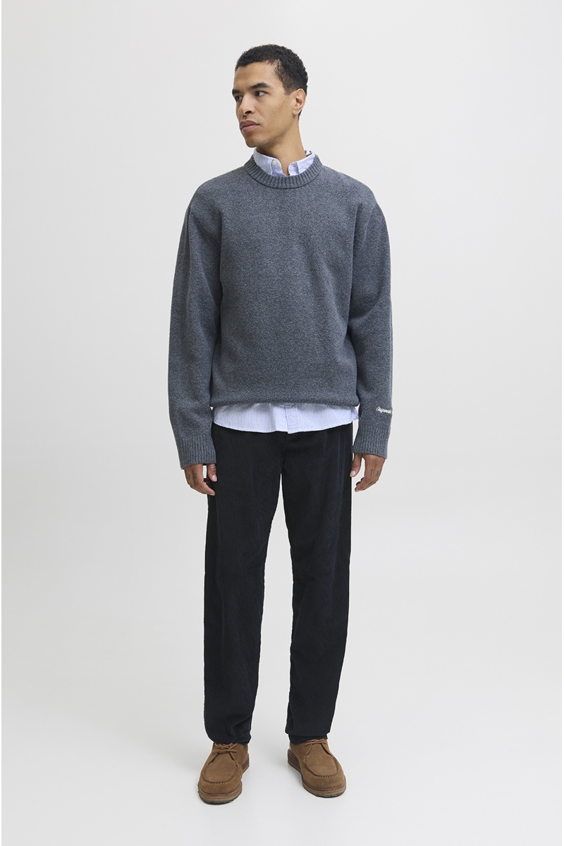 Pantalon Côtelé Marine JPSTKANE 2