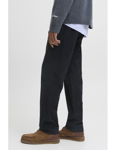 Navy Ribbed Pants JPSTKANE Jack&Jones - 4 | MEN