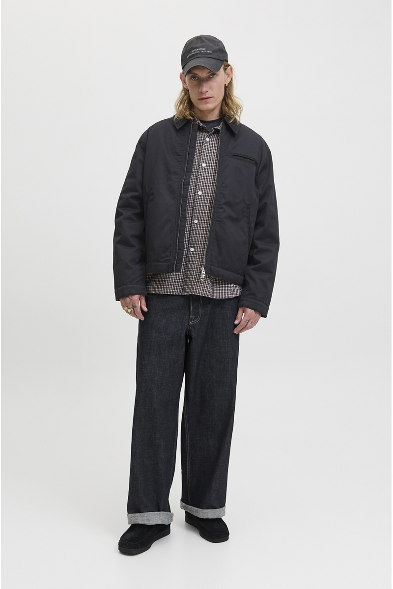 Veste Aviateur Noir JORNORREBRO