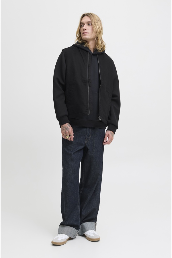 Schwarze ärmellose Jacke JJEDOVER Jack&Jones - 1 | MÄNNER
