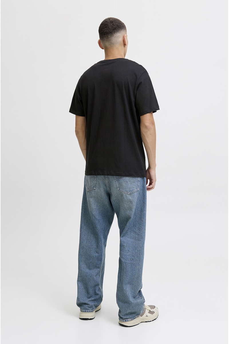 JACKandJONES  BLACK T-SHIRTS MC 2