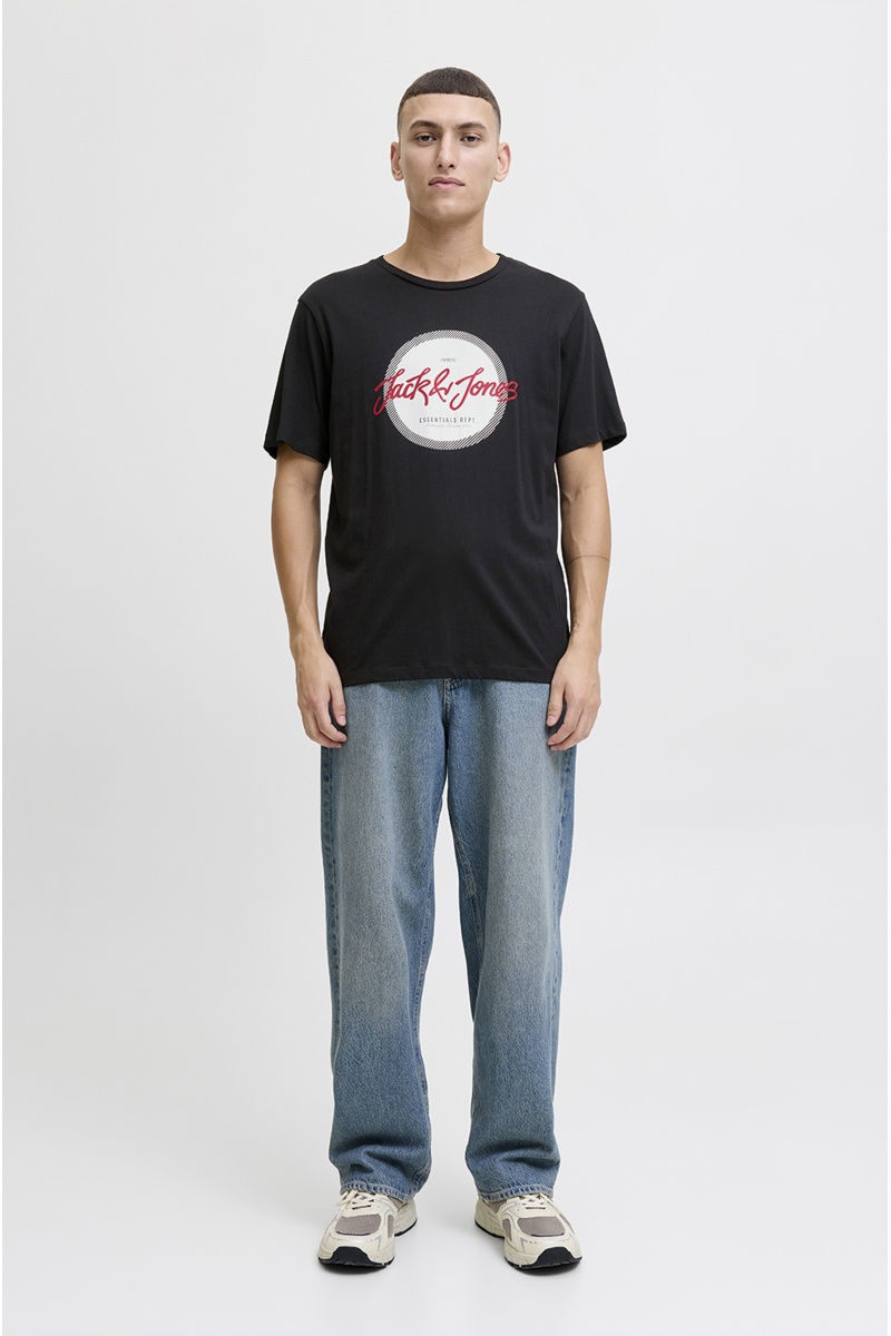 JACKandJONES  BLACK T-SHIRTS MC